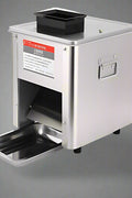 Commercial stainless steel electric meat and vegetable slicer for restaurant use