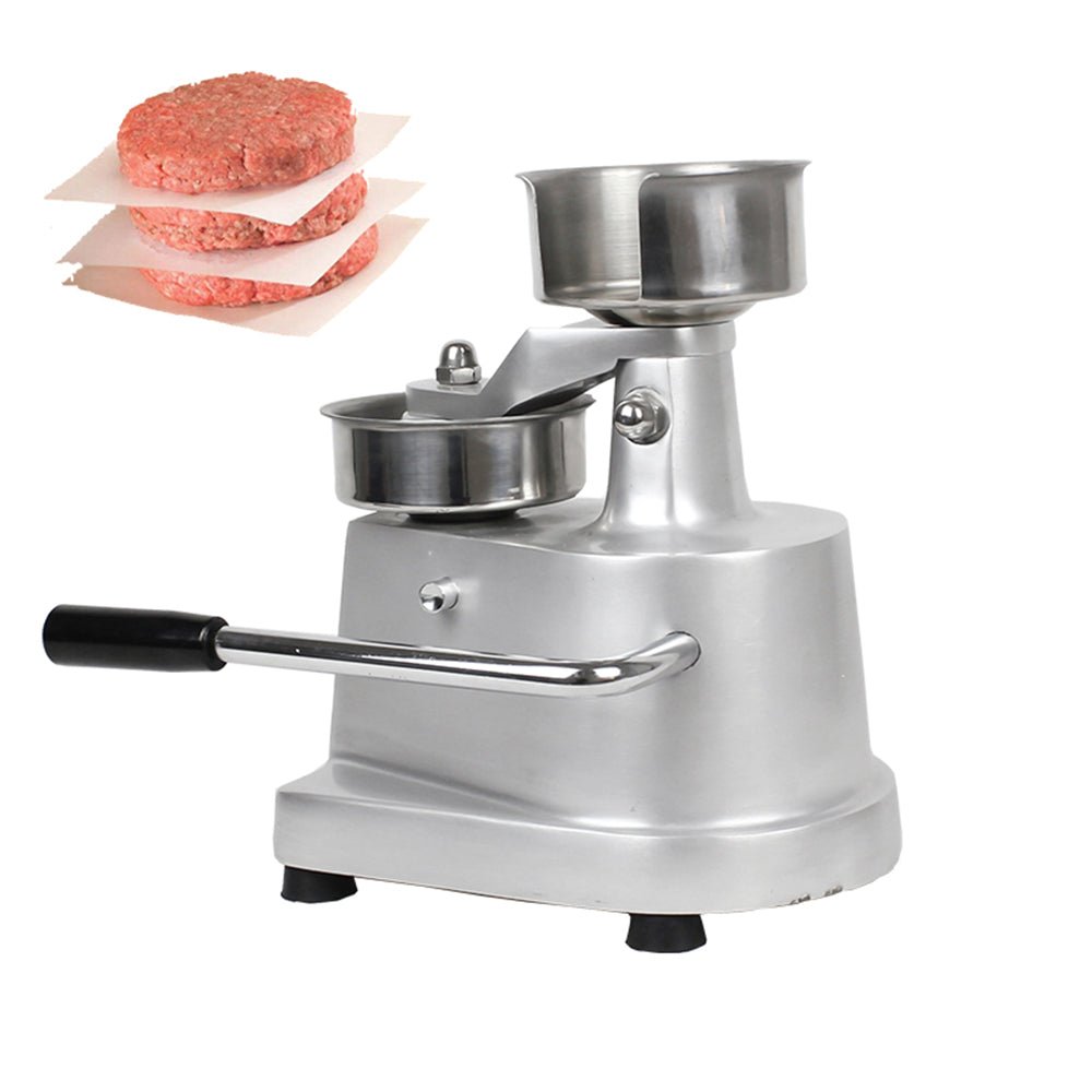Commercial Hamburger Patty Maker Press – Stainless Steel Burger Press + 1000 Papers – 3620612 - with | Sold by Uncle Wiener's Wholesale
