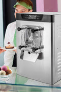 Commercial Hard Ice Cream Machine – 4.2L Cylinder, 20LHour Output, Stainless Steel – YKF618 - with | Sold by Uncle Wiener's Wholesale