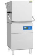Commercial Hood Dishwasher restaurant – High Temp, 60 Racks Hour, Digital Controls, Stainless Steel DXEG400 - with | Sold by Uncle Wiener's Wholesale