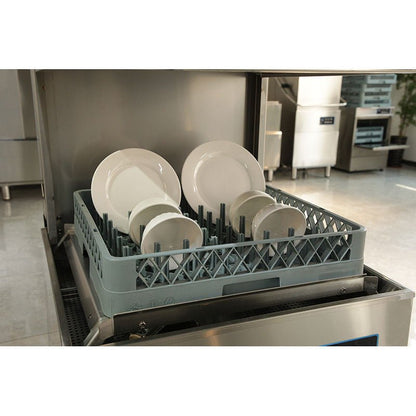 Commercial Hood Stainless Dishwasher restaurant – High Temp, 60 Racks Hour, Digital Controls, Stainless Steel DXEG400 - General Equipment with | Sold by Uncle Wiener's Wholesale