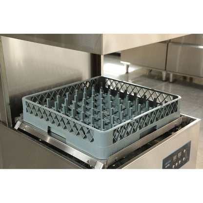 Commercial Hood Stainless Dishwasher restaurant – High Temp, 60 Racks Hour, Digital Controls, Stainless Steel DXEG400 - General Equipment with | Sold by Uncle Wiener's Wholesale
