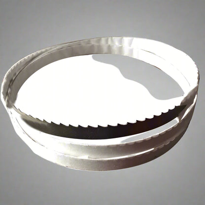 Main view of stainless steel meat and bone cutting saw machine

Compact commercial meat saw for kitchen or butcher use

Electric bone saw with sliding tray and safety guard

Replacement blade for commercial bone saw machine

Close-up of saw handle and stainless construction