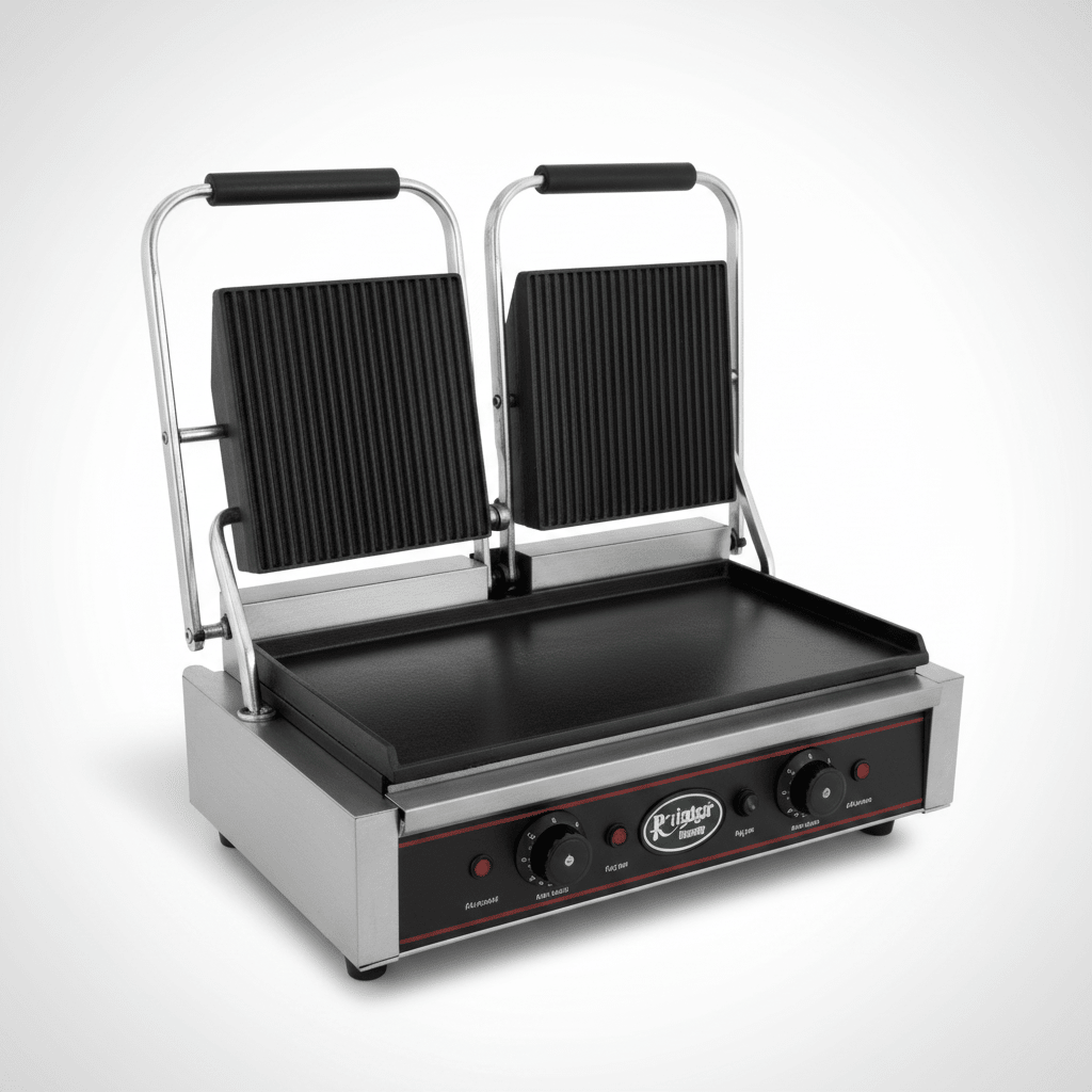 Commercial Panini Press Grills – Single & Double Sandwich Makers for Restaurants & Food Trucks - General Equipment with Double 457423 | Sold by Uncle Wiener's Wholesale