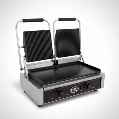 Commercial Panini Press Grills – Single & Double Sandwich Makers for Restaurants & Food Trucks - General Equipment with Double 457423 | Sold by Uncle Wiener's Wholesale