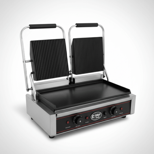 Commercial Panini Press Grills – Single & Double Sandwich Makers for Restaurants & Food Trucks - General Equipment with Double 457423 | Sold by Uncle Wiener's Wholesale