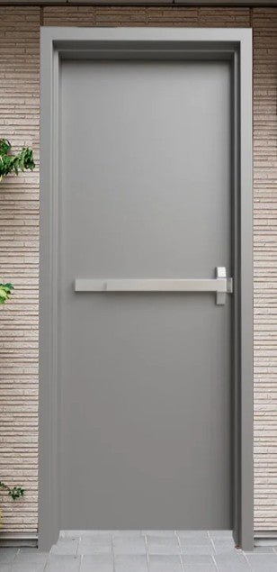 Commercial Steel Door with UL Hardware Panic Bar– Fire Rated, 36x80" & 36x84" | Right & Left Hand Outswing - with Right Hand Outswing | Sold by Uncle Wiener's Wholesale