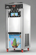 • "Commercial soft serve ice cream machine with dual hoppers"
• "Tabletop ice cream maker for frozen yogurt and sorbet"
• "LED control panel on soft serve machine"
• "Stainless steel soft serve machine for restaurant use"
• "Floor model soft serve machine with swirl mix option"
