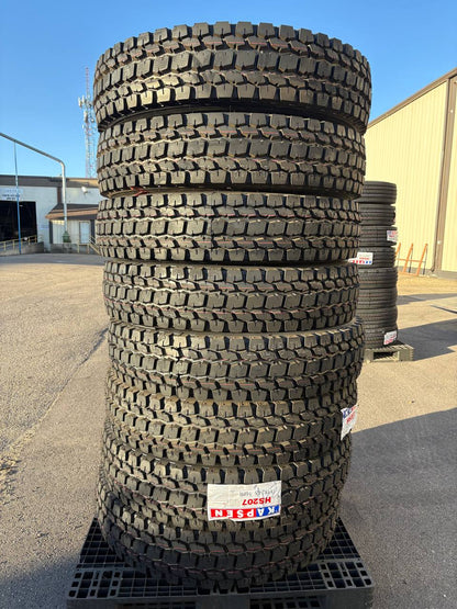 Commercial Truck & Bus Tires – DOT Approved TBR, 11R22.5, 295/75R22.5, 11R24.5 by Kapsen & Zwart - TBR (Truck & Bus Radial) Commercial Tire with KAPSEN DRIVE OPEN HS207 | Sold by Uncle Wiener's Wholesale