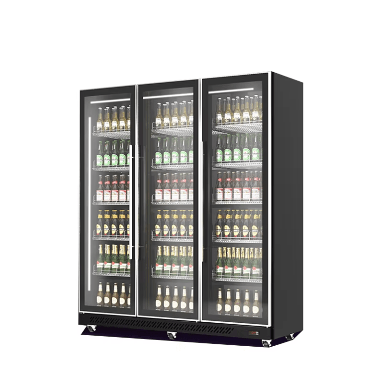 Commercial Upright Display Cooler Single to Four Door Glass Merchandiser - General Equipment with 42.38 cu ft | Sold by Uncle Wiener's Wholesale