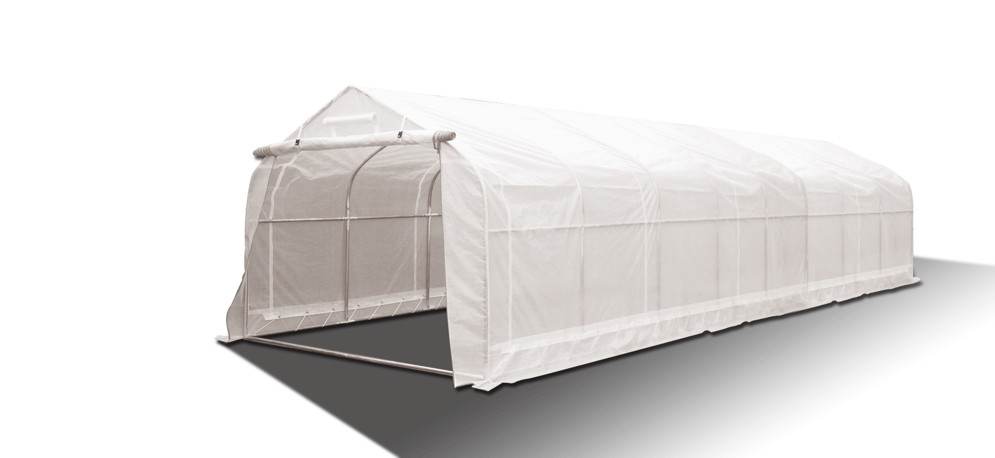 Commercial Walk - In Greenhouse – 10x10 & 10x20 Gardening Tents with Heavy - Duty Steel Frame & Optional Canopy Covers - Heavy - Duty Walk - In Greenhouse Tent (Steel Frame + Fabric Cover) with 10X32 FT | Sold by Uncle Wiener's Wholesale