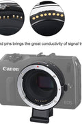 Commlite CM - EF - EOS M Electronic Auto - Focus Lens Adapter – Canon EF/EF - S to Canon EOS M Mirrorless - with | Sold by Uncle Wiener's Wholesale