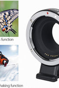 Commlite CM - EF - EOS M Electronic Auto - Focus Lens Adapter – Canon EF/EF - S to Canon EOS M Mirrorless - with | Sold by Uncle Wiener's Wholesale