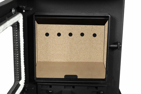 Compact Wood Stove with Firebox – 4kW Steel Wood - Burning Heater R0401A - with | Sold by Uncle Wiener's Wholesale