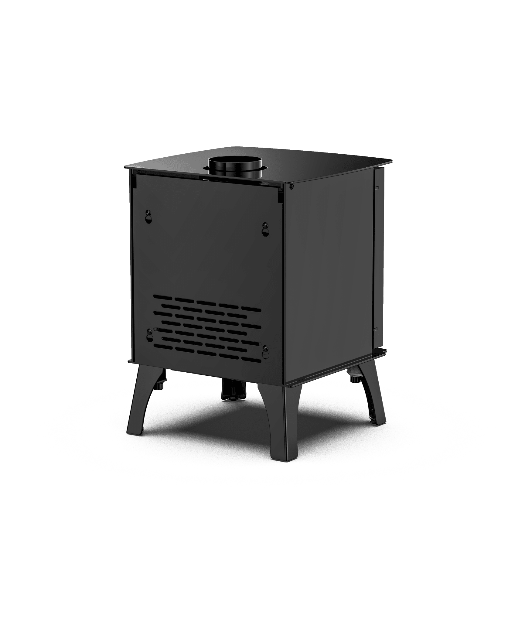 Compact Wood Stove with Firebox – 4kW Steel Wood - Burning Heater R0401A - with | Sold by Uncle Wiener's Wholesale
