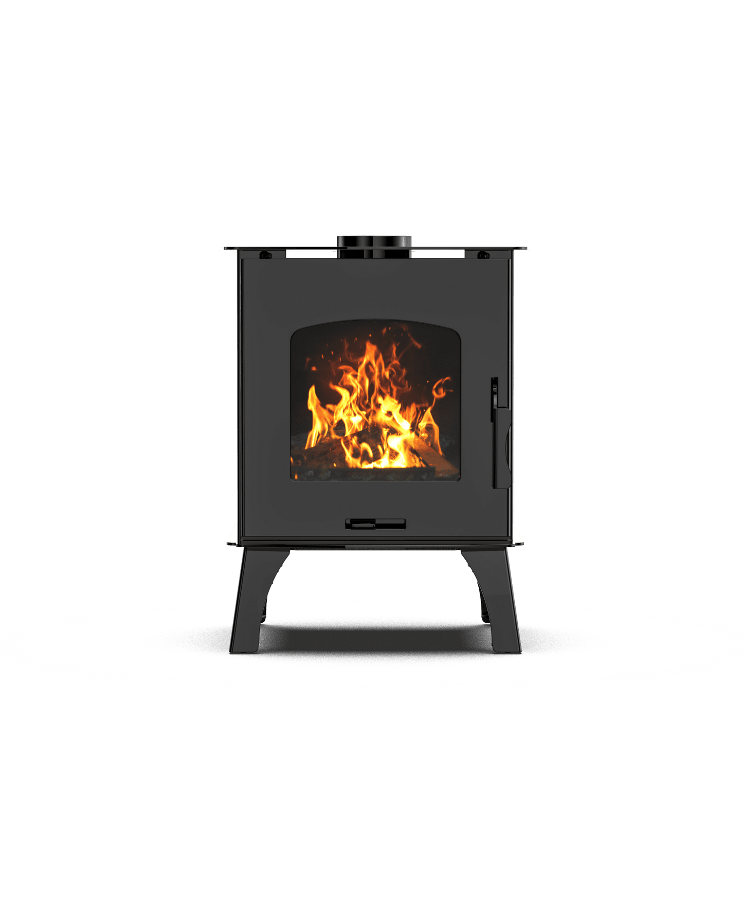 Compact Wood Stove with Firebox – 4kW Steel Wood - Burning Heater R0401A - with | Sold by Uncle Wiener's Wholesale