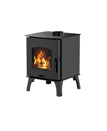 Compact Wood Stove with Firebox – 4kW Steel Wood - Burning Heater R0401A - with | Sold by Uncle Wiener's Wholesale