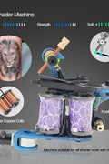 Complete Tattoo Kit with 4 Pro Machine Guns – 54 Color Ink Set, Power Supply, Accessories & Case – Professional Tattoo Equipment TK456 - with | Sold by Uncle Wiener's Wholesale