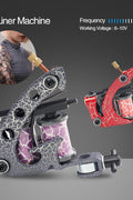 Complete Tattoo Kit with 4 Pro Machine Guns – 54 Color Ink Set, Power Supply, Accessories & Case – Professional Tattoo Equipment TK456 - with | Sold by Uncle Wiener's Wholesale