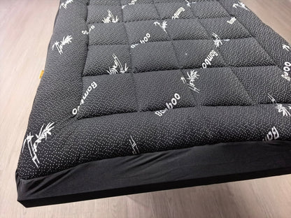 Cooling Bamboo Mattress Topper – Deep Pocket 6"–18" – Twin, Full, Queen, King - with Twin 38" × 75" | Sold by Uncle Wiener's Wholesale