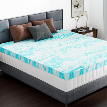 Cooling Gel Memory Foam Mattress Topper – 2