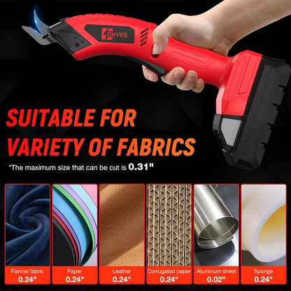 Cordless Electric Scissors Compatible with Milwaukee 18V Battery – Electric Box Cutter for Cardboard, Fabric, Leather & Plastic - Hand Tools with | Sold by Uncle Wiener's Wholesale