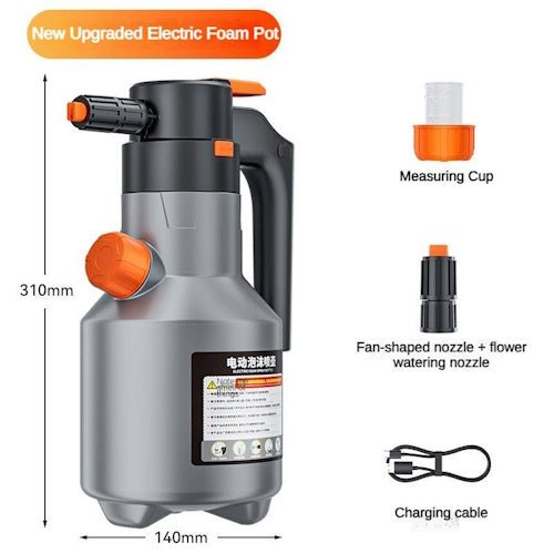 Cordless Electric Sprayer with 7.4V Motor, 25W Pump &amp; Rechargeable Lithium Battery for Garden, Cleaning &amp; Disinfecting CCX02 - with | Sold by Uncle Wiener's Wholesale