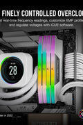 CORSAIR Vengeance RGB DDR5 RAM 64GB (2x32GB) 6400MHz CL32 Intel XMP iCUE Compatible Computer Memory - black not white (CMH64GX5M2B6400C32W) - with White | Sold by Uncle Wiener's Wholesale