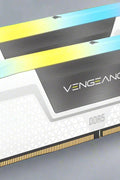 CORSAIR Vengeance RGB DDR5 RAM 64GB (2x32GB) 6400MHz CL32 Intel XMP iCUE Compatible Computer Memory - black not white (CMH64GX5M2B6400C32W) - with White | Sold by Uncle Wiener's Wholesale