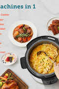 COSORI Electric Pressure Cooker 6 qt, 9 - in - 1 Instant Multi Cooker with Safer Venting Design, Rice Cooker, Slow Cooker, Sous Vide, Saute Pot, 1100W, Stainless Steel, the deep scratch on the bottom of the pot - with | Sold by Uncle Wiener's Wholesale