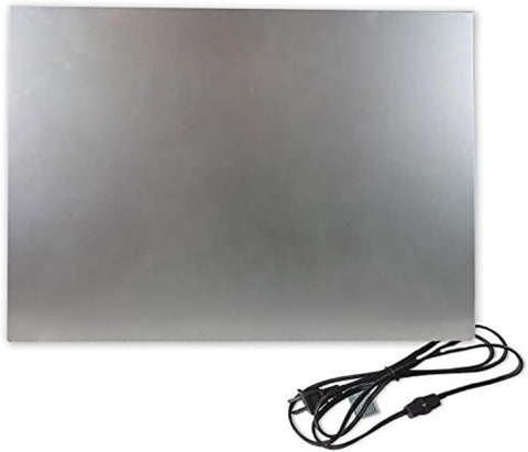 Cozy Legs Flat Panel Heater, Slim Low - Wattage Wall or Desk Mount Space Heater, Radiant Heating Technology, Energy - Efficient, 1 - inch Thin, 150 Watts - with Silver | Sold by Uncle Wiener's Wholesale