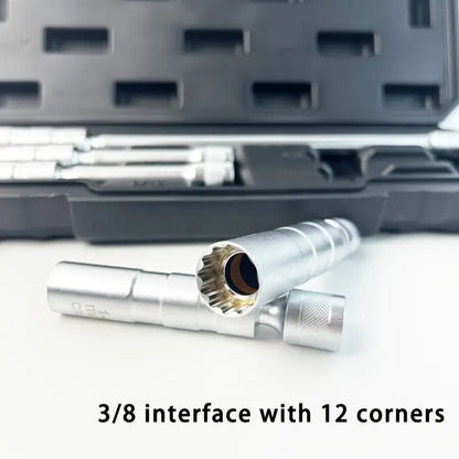 CR - V 5pcs Magnetic Swivel Spark Plug Socket Set – 14mm & 5/8" Deep Reach with Storage Case MSSP05 - with | Sold by Uncle Wiener's Wholesale