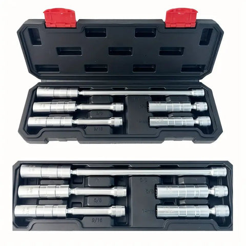 CR - V 5pcs Magnetic Swivel Spark Plug Socket Set – 14mm & 5/8" Deep Reach with Storage Case MSSP05 - with | Sold by Uncle Wiener's Wholesale