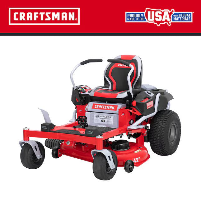 CRAFTSMAN 42 - in Battery Zero - turn Riding Lawn Mower CMCRM - with | Sold by Uncle Wiener's Wholesale