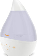 Crane Ultrasonic Humidifiers for Bedroom and Office, 1 Gallon 4 - in - 1 Cool Mist Air Humidifier for Large Room and Home, Humidifier Filters Optional, White - with | Sold by Uncle Wiener's Wholesale