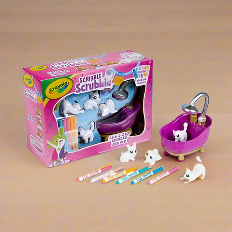 Crayola 12pc Scribble Scrubbie Pets Tub Set - with | Sold by Uncle Wiener's Wholesale