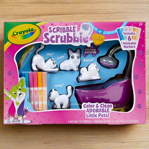 Crayola 12pc Scribble Scrubbie Pets Tub Set - with | Sold by Uncle Wiener's Wholesale
