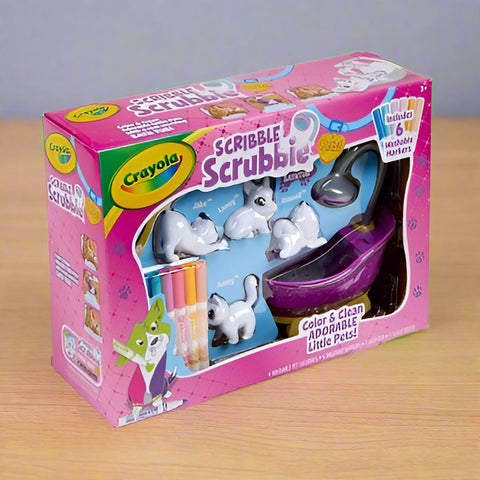 Crayola 12pc Scribble Scrubbie Pets Tub Set - with | Sold by Uncle Wiener's Wholesale