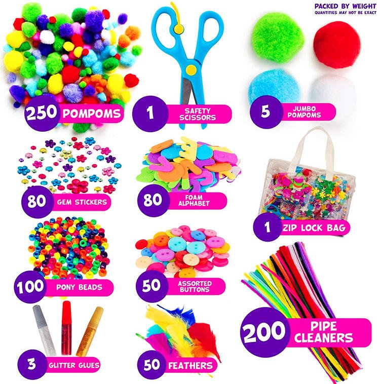 Creative Handmade DIY Slime Kit Kids Craft Stress Relief Toy Set HDSL19 - with | Sold by Uncle Wiener's Wholesale
