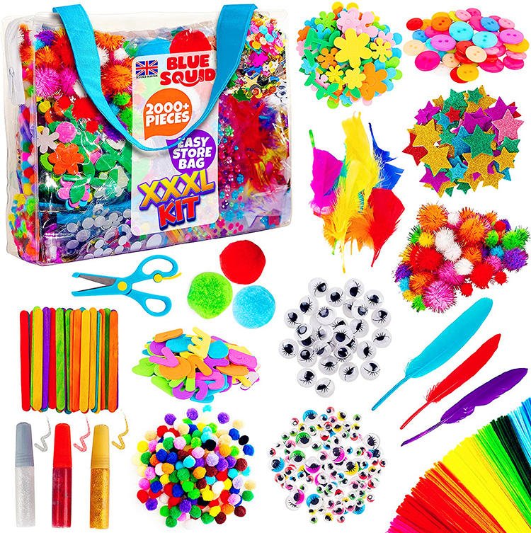 Creative Handmade DIY Slime Kit Kids Craft Stress Relief Toy Set HDSL19 - with | Sold by Uncle Wiener's Wholesale