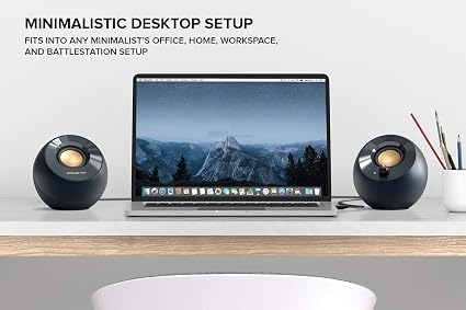 Creative Pebble V2 2.0 USB-C Desktop Speakers – 8W RMS Stereo Computer Speakers with 3.5mm AUX Input, USB-A Adapter & Bass Radiators - Electronics with | Sold by Uncle Wiener's Wholesale