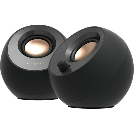 Creative Pebble V3 2.0 Bluetooth Speaker System, 8 W RMS, Black - with Black | Sold by Uncle Wiener's Wholesale