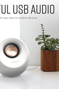Creative Pebble V3 Minimalistic 2.0 USB - C Desktop Speakers with USB Audio, Clear Dialog Enhancement, Bluetooth 5.0, 8W RMS with 16W Peak Power, USB - A Converter Included (White) - with | Sold by Uncle Wiener's Wholesale