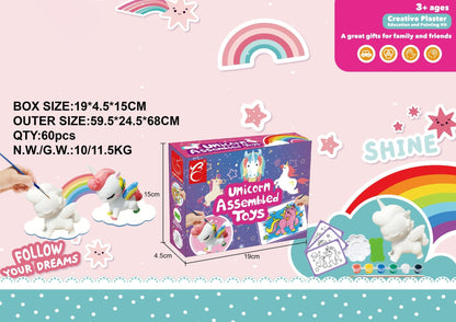Creative Plaster DIY Painting Set - Unicorn SM585516 - with | Sold by Uncle Wiener's Wholesale