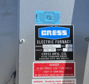 CRESS Large Capacity Furnace C444 – 48"x48"x48" Chamber w/ PM4 Control - with | Sold by Uncle Wiener's Wholesale