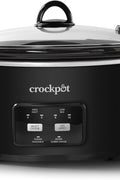 Crock - Pot 6 - Quart Cook & Carry Slow Cooker, One - Touch Control, Matte Black - with | Sold by Uncle Wiener's Wholesale