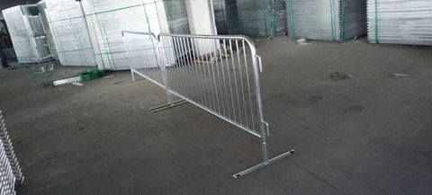 Crowd & Event Control Metal Barrier Fence – HDG Steel 20249061 - with | Sold by Uncle Wiener's Wholesale