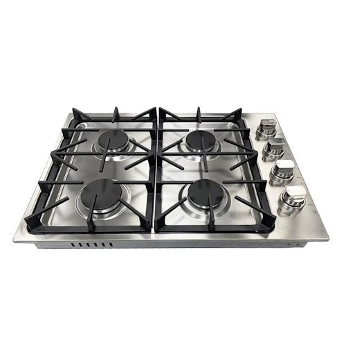 Crown 30 Inch Professional 4 Burner Drop-In Gas Cooktop LGC3001 - with | Sold by Uncle Wiener's Wholesale