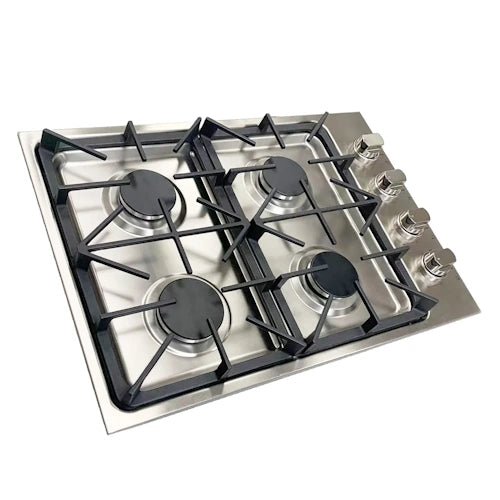 Crown 30 Inch Professional 4 Burner Drop-In Gas Cooktop LGC3001 - with | Sold by Uncle Wiener's Wholesale