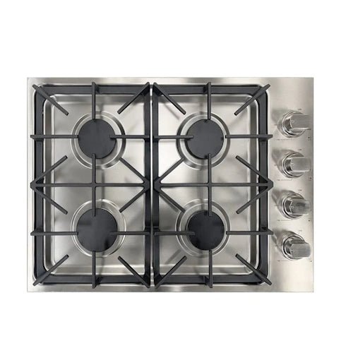 Crown 30 Inch Professional 4 Burner Drop-In Gas Cooktop LGC3001 - with | Sold by Uncle Wiener's Wholesale